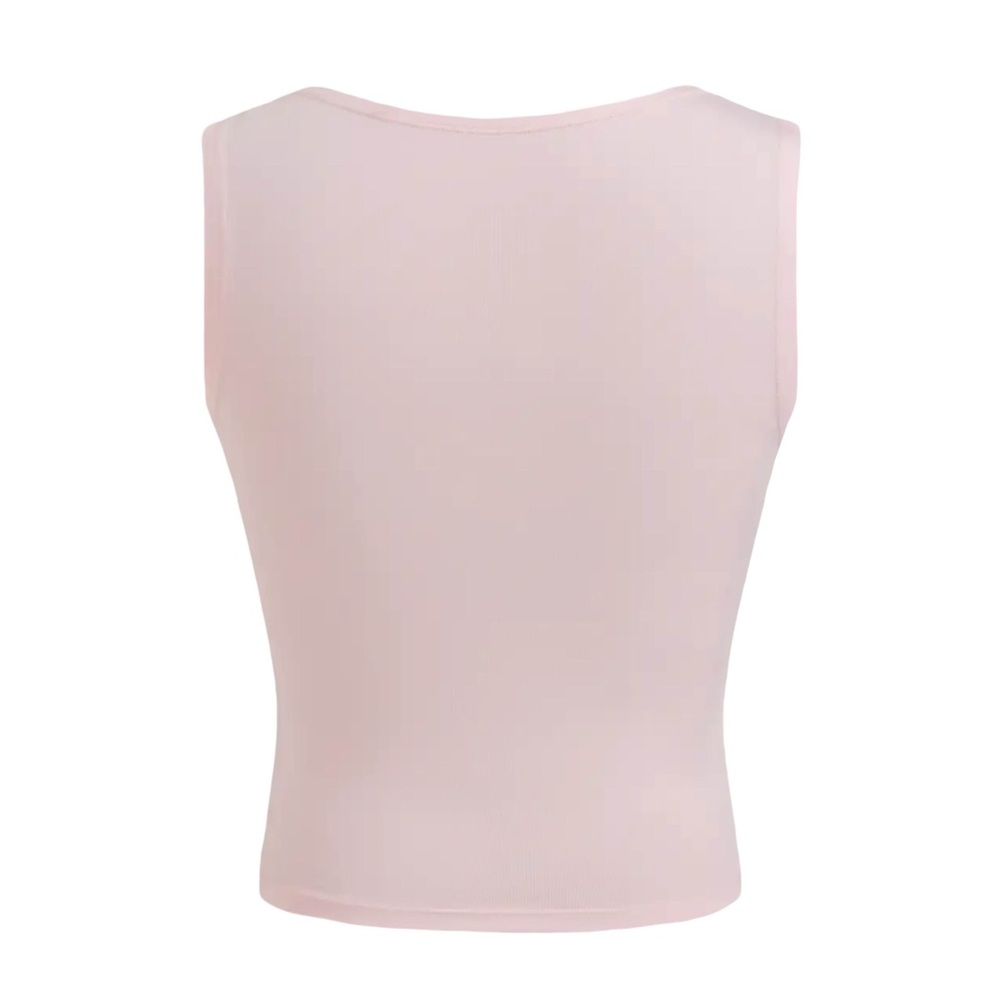 Cider • Pink Lace Crop Tank Top • Size Large • NWT - Picture 2 of 6